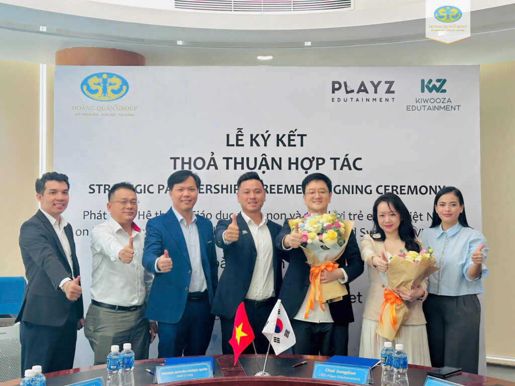 TẬP ĐOÀN HOÀNG QUÂN KÝ KẾT BIÊN BẢN GHI NHỚ CÙNG KIWOOZA 5