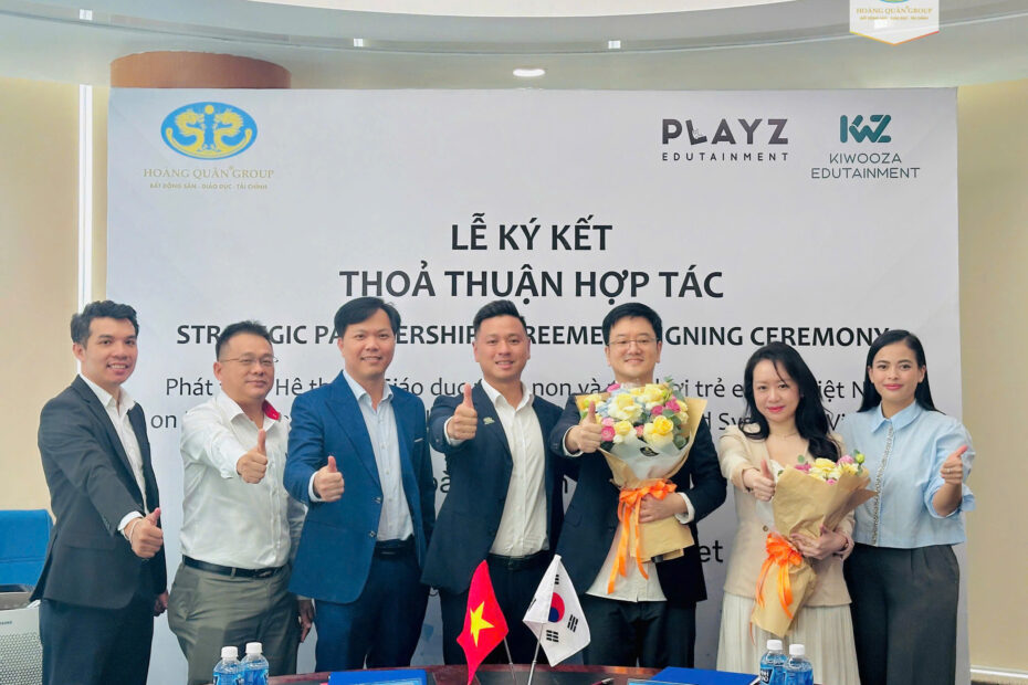 TẬP ĐOÀN HOÀNG QUÂN KÝ KẾT BIÊN BẢN GHI NHỚ CÙNG KIWOOZA 5