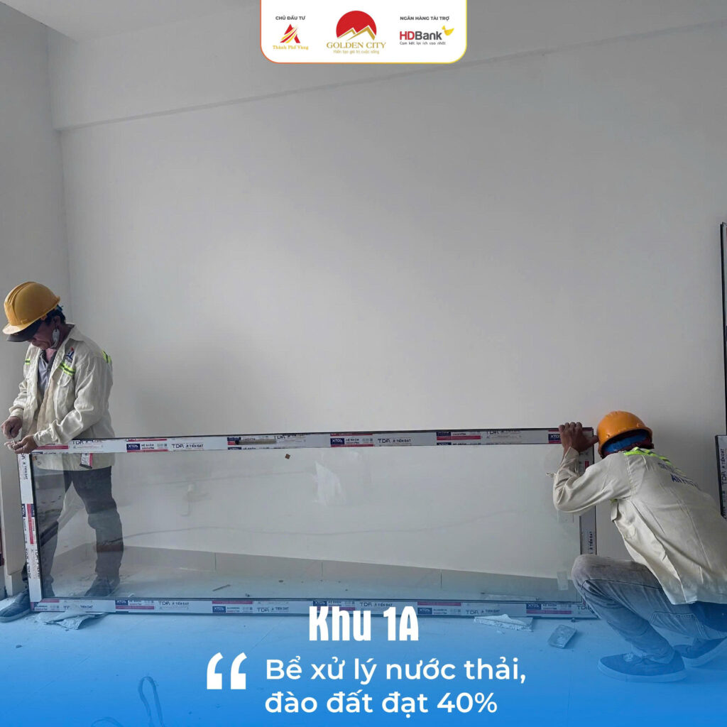CẬP NHẬT TIẾN ĐỘ THI CÔNG TUẦN 2 THÁNG 6 TẠI GOLDEN CITY 3